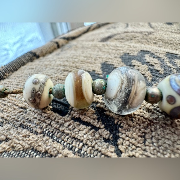 11 Vintage Murano Bead Necklace. - Picture 5 of 13